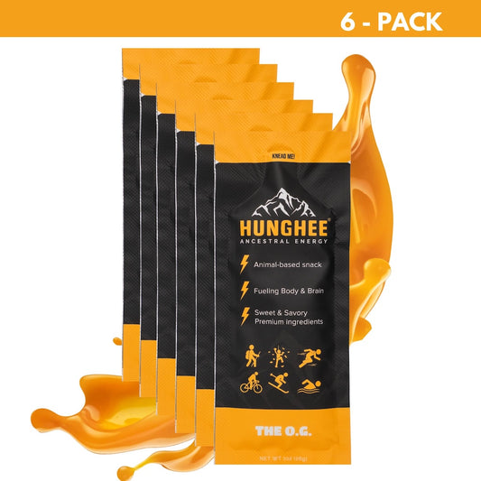 Hunghee Energy O.G. 6-pack – primal snack made with grass-fed ghee, raw honey, and sea salt for keto energy and recovery