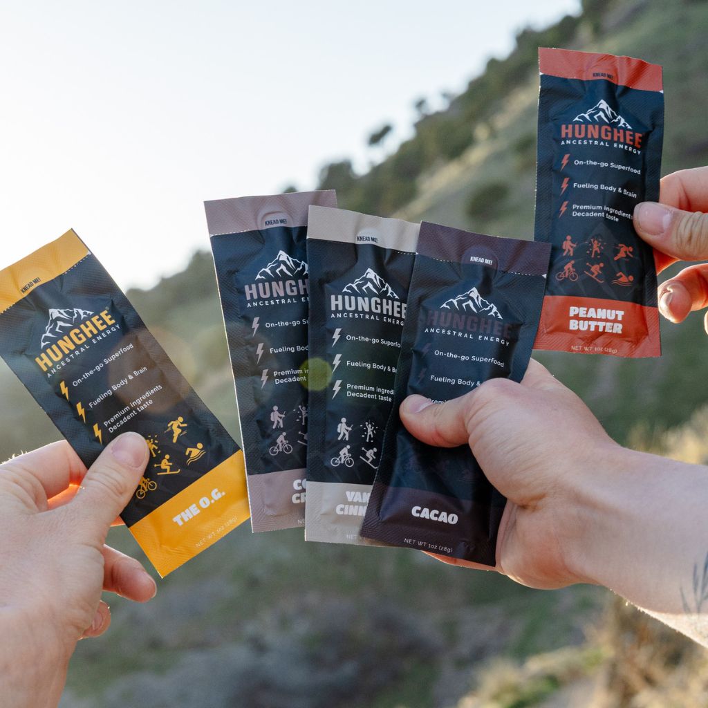 Hunghee Ancestral Energy healthy snacks in nature, the great outdoors, mountains