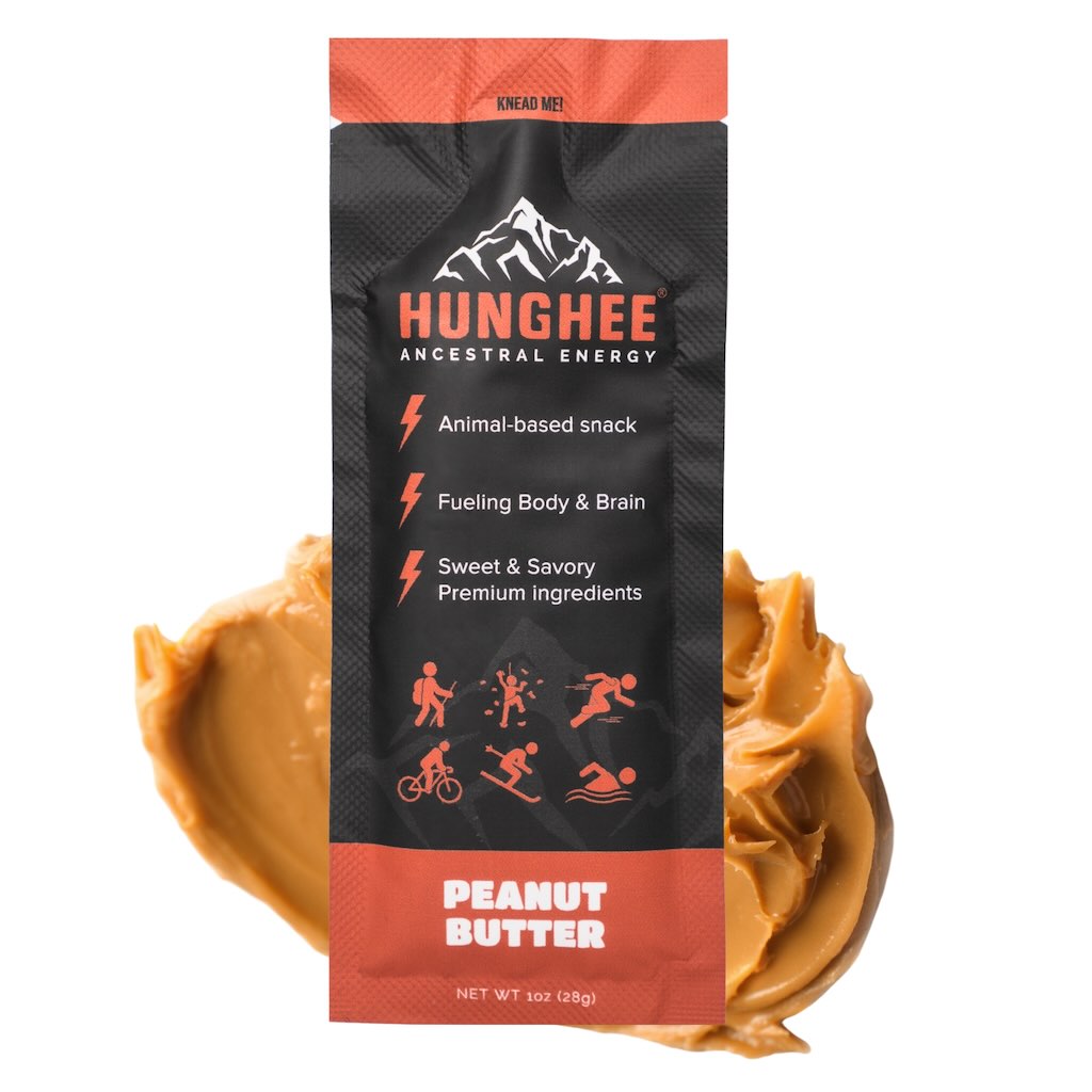 Hunghee Energy Peanut Butter flavor animal-based snack for athlete fuel